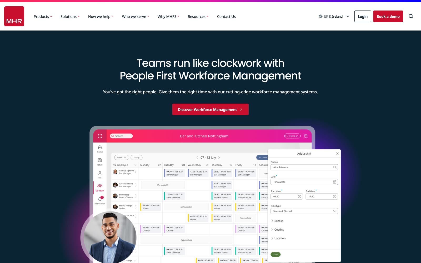 MHR homepage